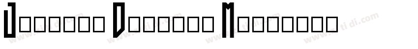 Johnson Display Medi字体转换